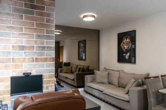 Sala de apartamento à venda com 2 quartos, 55m² em Estrela do Oriente, Belo Horizonte