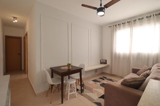 Sala de apartamento para alugar com 2 quartos, 47m² em Nova Aliança, Ribeirão Preto