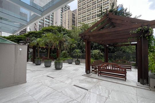 Área comum de apartamento à venda com 1 quarto, 37m² em Jardim Paulista, São Paulo