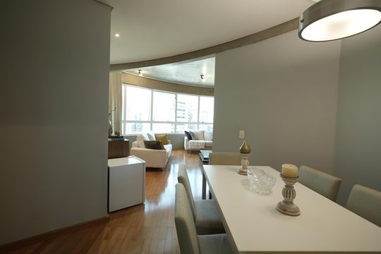 Sala de apartamento à venda com 3 quartos, 110m² em Jardim, Santo André
