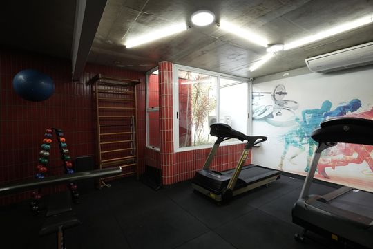 Área comum - Academia de apartamento à venda com 3 quartos, 110m² em Jardim, Santo André