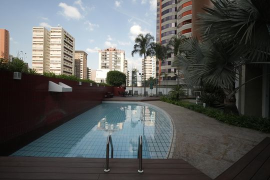 Área comum - Piscina de apartamento à venda com 3 quartos, 110m² em Jardim, Santo André