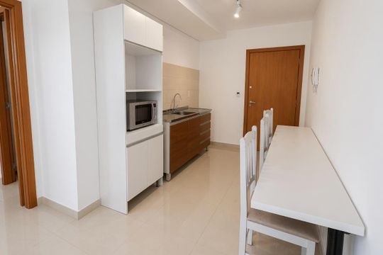 Cozinha de apartamento para alugar com 1 quarto, 38m² em Centro Histórico, Porto Alegre