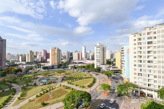 Vista de apartamento para alugar com 1 quarto, 30m² em Santo Agostinho, Belo Horizonte