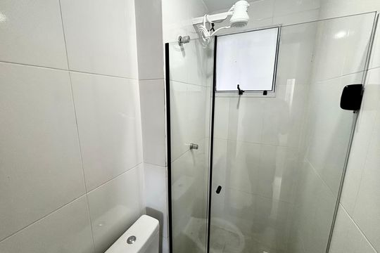 Banheiro de apartamento para alugar com 2 quartos, 35m² em Jardim Nordeste, São Paulo