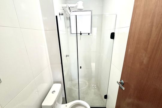Banheiro de apartamento para alugar com 2 quartos, 35m² em Jardim Nordeste, São Paulo