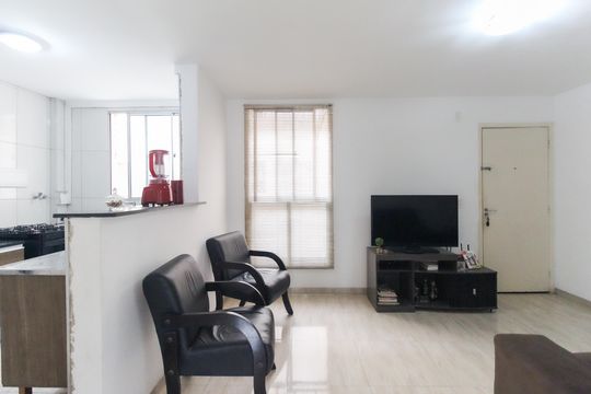 Sala de apartamento à venda com 2 quartos, 44m² em Vila Cruzeiro, São Paulo