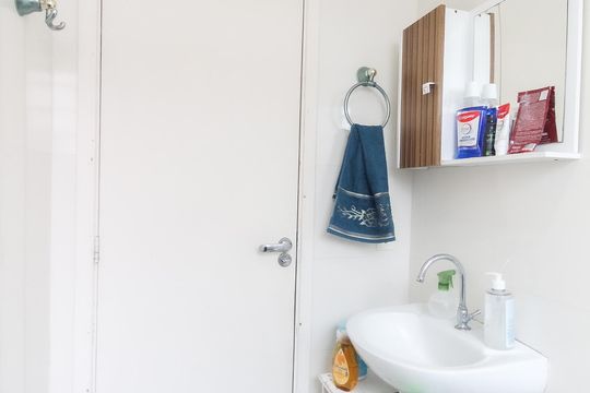 Banheiro de apartamento à venda com 2 quartos, 44m² em Vila Cruzeiro, São Paulo