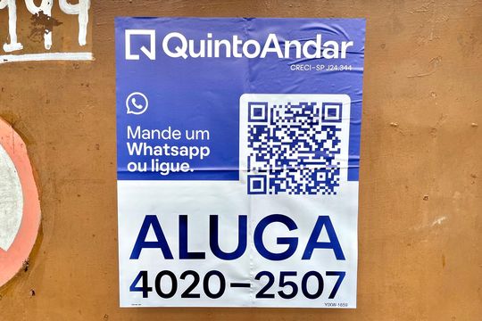 Placa de casa para alugar com 1 quarto, 50m² em Vila Santa Catarina, São Paulo
