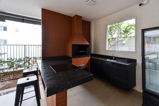 Área comum - Churrasqueira de apartamento para alugar com 2 quartos, 49m² em Lagoinha, Belo Horizonte