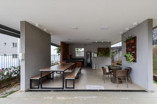 Área comum - Churrasqueira de apartamento para alugar com 2 quartos, 49m² em Lagoinha, Belo Horizonte