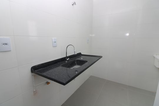 Cozinha de apartamento à venda com 2 quartos, 35m² em Jardim Nordeste, São Paulo
