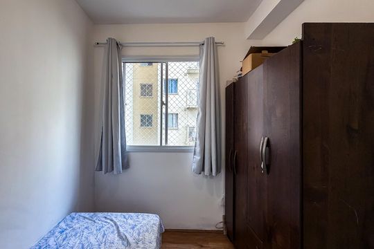 Quarto 2 de apartamento para alugar com 2 quartos, 34m² em Barra Funda, São Paulo