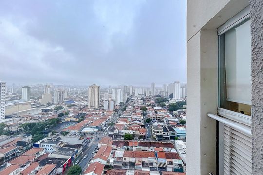Vista do Quarto de apartamento para alugar com 1 quarto, 50m² em Vila Gomes Cardim, São Paulo
