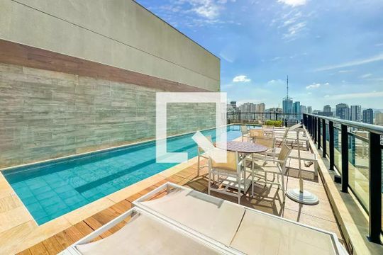 Piscina de apartamento para alugar com 1 quarto, 39m² em Vila Mariana, São Paulo