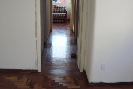 Living/Corredor Area Intima de apartamento à venda com 3 quartos, 88m² em Bom Fim, Porto Alegre