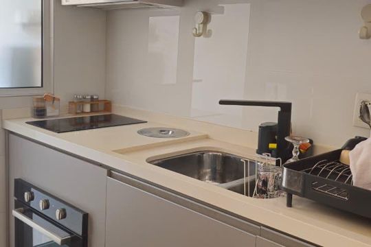 Cozinha de apartamento à venda com 2 quartos, 50m² em Ferreira, São Paulo