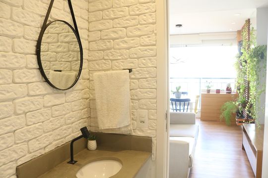 Banheiro 2 de apartamento à venda com 2 quartos, 54m² em Barra Funda, São Paulo