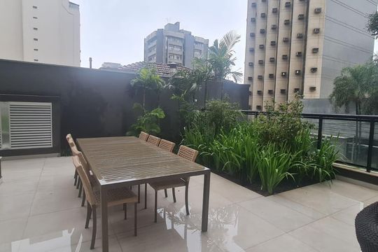Área externa de apartamento à venda com 2 quartos, 110m² em Cambuí, Campinas