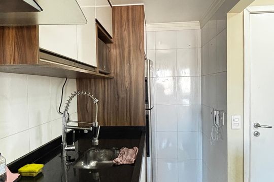 Cozinha de apartamento à venda com 2 quartos, 61m² em Casa Branca, Santo André