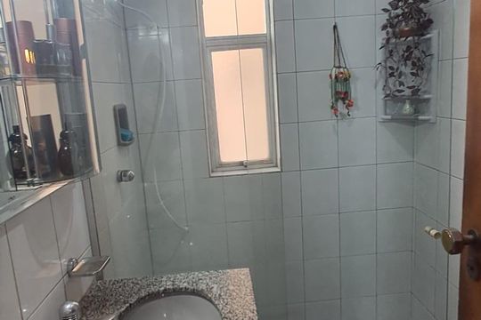 Banheiro da Suíte de apartamento para alugar com 3 quartos, 80m² em Sagrada Família, Belo Horizonte