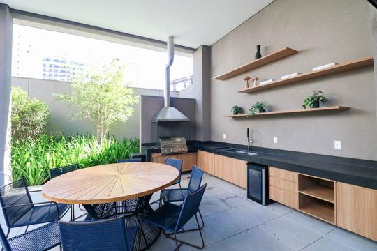 Área comum - Churrasqueira de apartamento à venda com 3 quartos, 201m² em Brooklin Novo, São Paulo