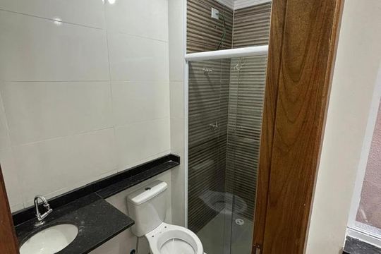 Banheiro de kitnet/studio à venda com 1 quarto, 16m² em Vila Formosa, São Paulo