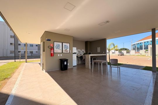 Área comum - Churrasqueira de apartamento para alugar com 2 quartos, 43m² em Quintino Facci Ii, Ribeirão Preto