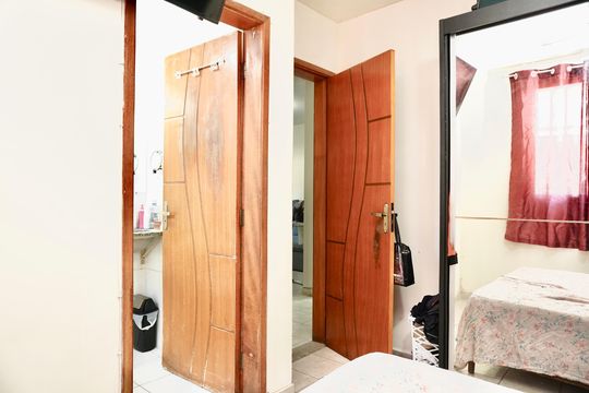 Suíte  de apartamento à venda com 3 quartos, 64m² em União, Belo Horizonte