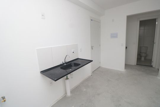 Cozinha de apartamento para alugar com 2 quartos, 35m² em Santa Maria, Santo André