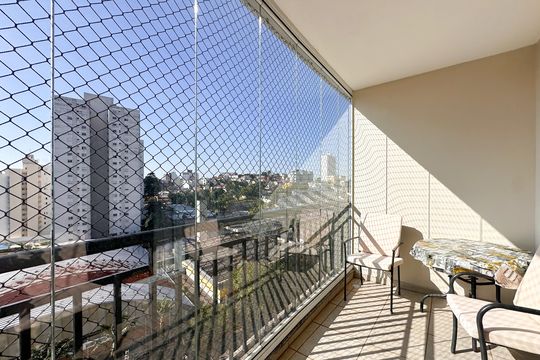 Sacada de apartamento à venda com 3 quartos, 107m² em Baeta Neves, São Bernardo do Campo