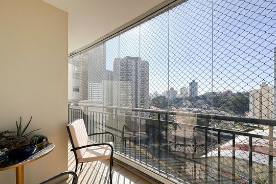 Sacada de apartamento à venda com 3 quartos, 107m² em Baeta Neves, São Bernardo do Campo