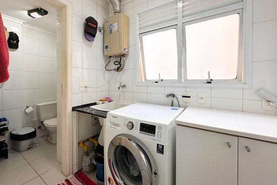 Área de Serviço de apartamento à venda com 3 quartos, 107m² em Baeta Neves, São Bernardo do Campo