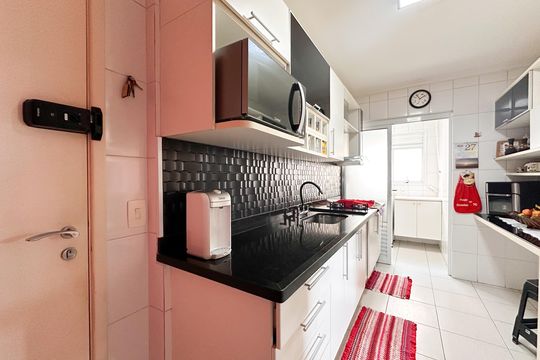 Cozinha de apartamento à venda com 3 quartos, 107m² em Baeta Neves, São Bernardo do Campo