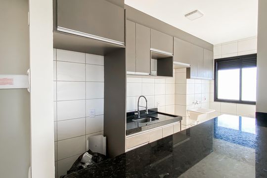 Cozinha  de apartamento à venda com 2 quartos, 45m² em Cidade Antônio Estêvão de Carvalho, São Paulo