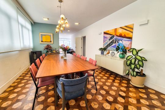 Sala de Jantar de apartamento para alugar com 4 quartos, 180m² em Santa Cecilia, São Paulo