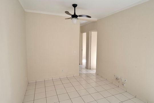Sala de apartamento para alugar com 2 quartos, 48m² em Geraldo Correia de Carvalho, Ribeirão Preto