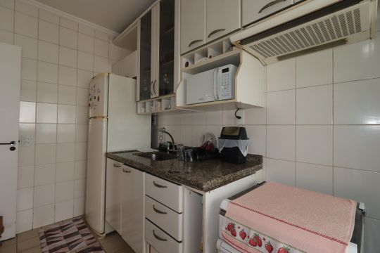 Cozinha de apartamento à venda com 3 quartos, 95m² em Vila Sao Pedro, Santo André