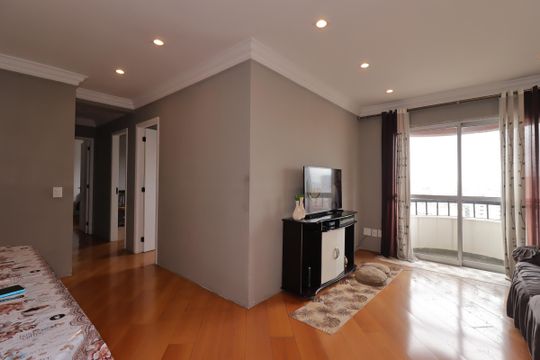 Sala de apartamento à venda com 3 quartos, 95m² em Vila Sao Pedro, Santo André