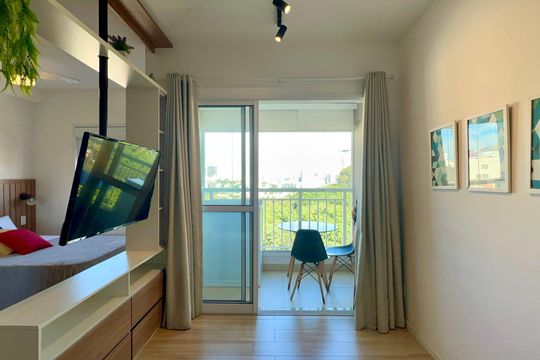 Sala de kitnet/studio à venda com 1 quarto, 30m² em Alto de Pinheiros, São Paulo