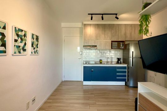 Sala de kitnet/studio à venda com 1 quarto, 30m² em Alto de Pinheiros, São Paulo