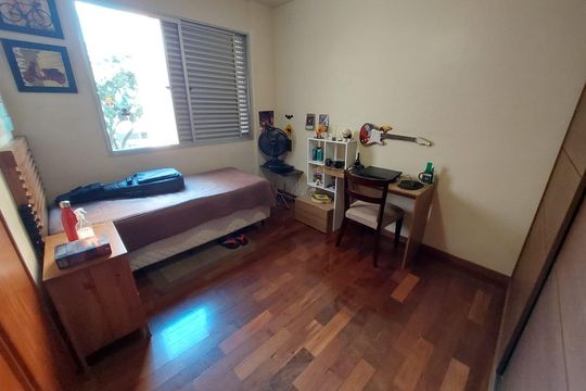 quarto 2 de apartamento à venda com 3 quartos, 100m² em Carmo, Belo Horizonte