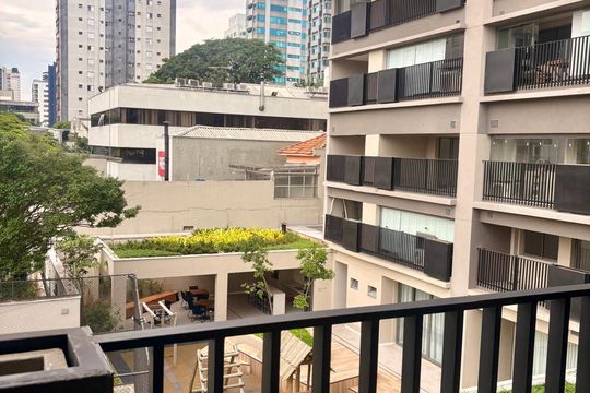 Varanda de apartamento à venda com 1 quarto, 29m² em Vila Clementino, São Paulo