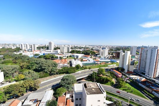Sala - Vista de apartamento para alugar com 1 quarto, 43m² em Bosque, Campinas