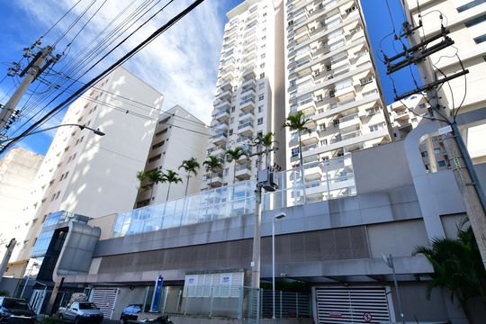 Fachada do Prédio de apartamento para alugar com 1 quarto, 43m² em Bosque, Campinas