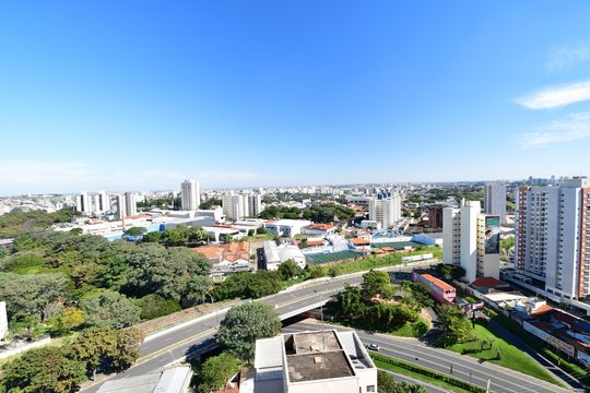 Quarto - Vista de apartamento para alugar com 1 quarto, 43m² em Bosque, Campinas