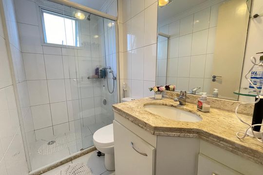 Banheiro 1 de apartamento à venda com 3 quartos, 90m² em Cidade São Francisco, São Paulo
