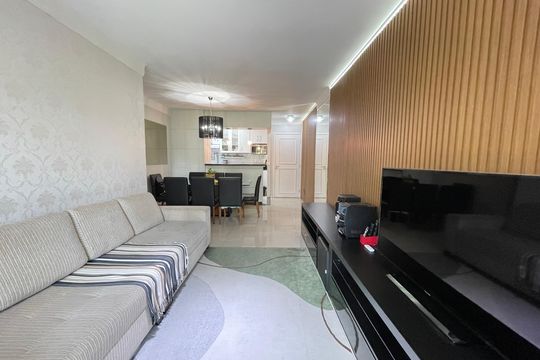 Sala de apartamento à venda com 3 quartos, 90m² em Cidade São Francisco, São Paulo