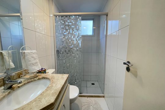 Banheiro 2 de apartamento à venda com 3 quartos, 90m² em Cidade São Francisco, São Paulo