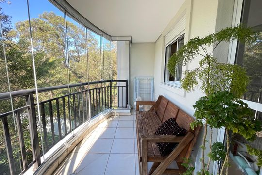 Varanda de apartamento à venda com 3 quartos, 90m² em Cidade São Francisco, São Paulo